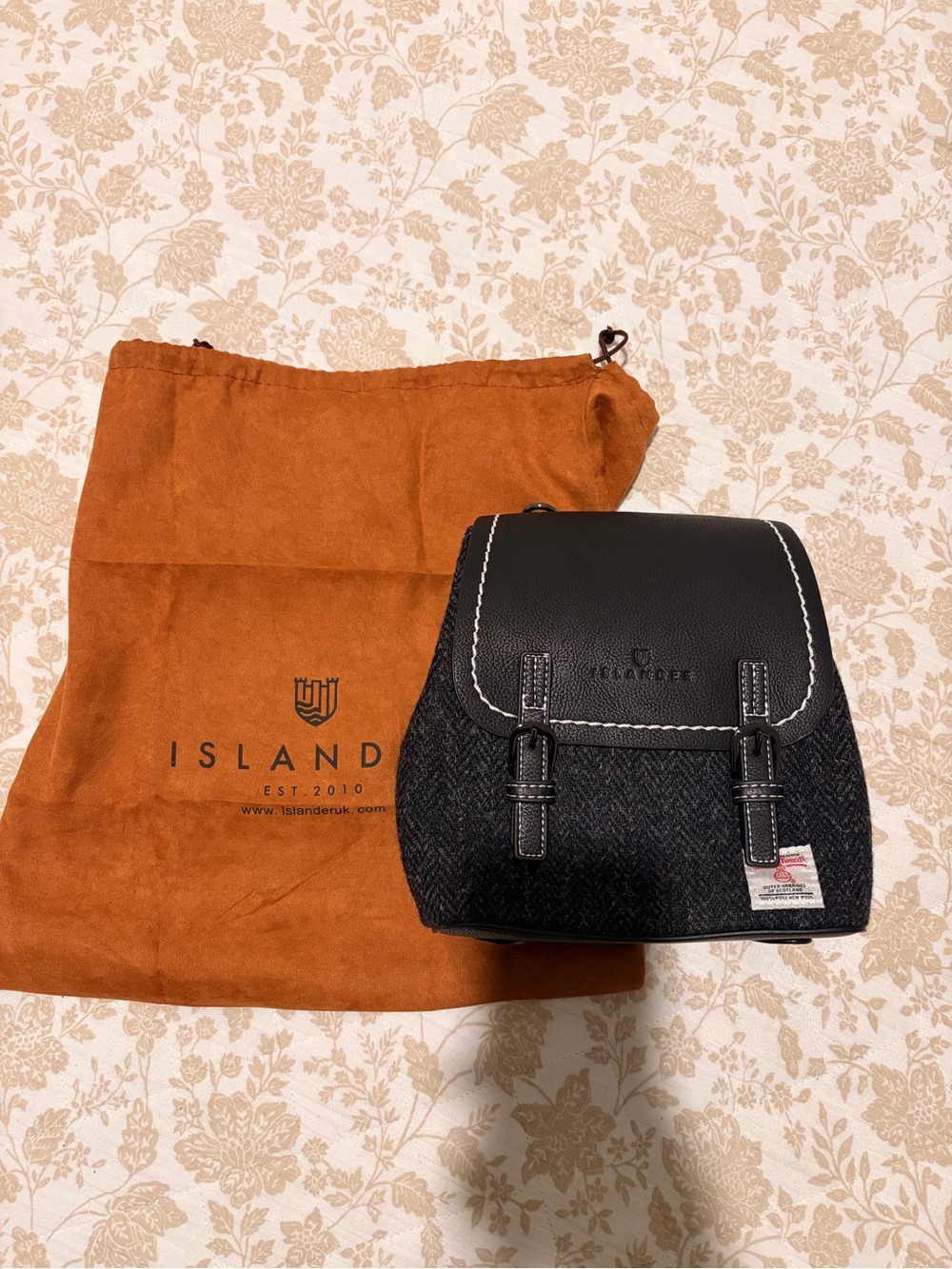 Islander Black mini Backpack